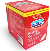 Bundle - Durex - Durex Feeling Sensitive Voordeelpak - 40 Stuks met glijmiddel