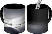 Magische Mok - Foto op Warmte Mok - Brug - Mist - Landschap - San Francisco - 350 ML