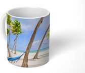 Mok - Hangmat - Strand - Palmbomen - 350 ML - Beker