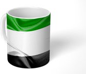 Mok - Koffiemok - De vlag van de Verenigde Arabische Emiraten - Mokken - 350 ML - Beker - Koffiemokken - Theemok
