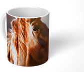 Mok - Koffiemok - Paard - Licht - Vacht - Mokken - 350 ML - Beker - Koffiemokken - Theemok