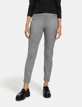 GERRY WEBER Dames Broek met fluweelachtige touch Kiesel-48