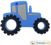 Bijtketting blauw jongens | Tractor | Traktor | Trekker | Chewel ®
