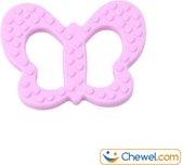 Bijtketting - Kauwketting - Vlinder - Roze | Chewel ®