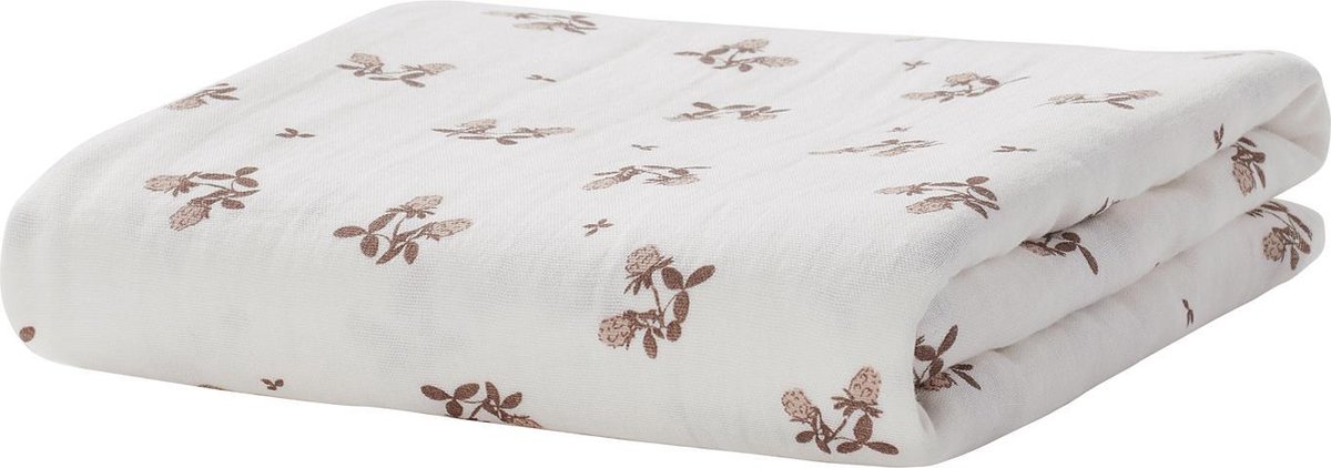 Noppies Hydrofiele luier Blooming Clover 120x120 cm Baby Maat 120x120cm Noppies Hydrofiele luier Blooming Clover 120x120 cm Baby Maat 120x120cm