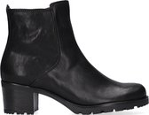 Gabor 800.1 Enkellaarsjes - Enkelboots met rits - Dames - Zwart - Maat 38,5