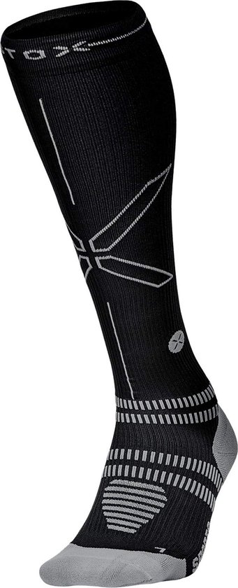 STOX Energy Socks - Sportsokken voor Mannen - Premium Compressiesokken - Voorkom Blessures & Spierpijn - Sneller Herstel - Minder Vermoeide Benen - Extra Comfort - Verdikt Voet en Hielstuk - Mt 46-49