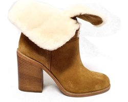 UGG Dames Enkellaars Suede Sheepskin Jerene 1098313 Chestnut EU 40