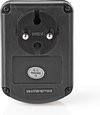 Nedis Power Converter - Netvoeding - 230 V AC 50 Hz - 30 W - Randaarde stekker - Zwart