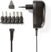 Universele AC-Stroomadapter | Type C (CEE 7/16) | 12 W | 3.0 / 4.5 / 5.0 / 6.0 / 7.5 / 9.0 / 12.0 V DC