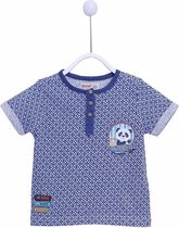 alisé Katoenen gebreid baby T-shirt Donker blauw 74