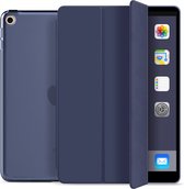 Hoes geschikt voor Apple iPad 2019/2020/2021 – 10.2 Inch Ipad 7/8/9 Magnetische Smart Folio Book Case – Blauw-papierachtig-Screenprotector - iPad 7 – iPad 8 -  iPad Hoesje - Ipad Case - Ipad Hoes - Autowake - Magnetic - Tri-fold - Tablethoes – Smartc