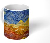 Mok - Koffiemok - Van Gogh - Kunst - Collage - Mokken - 350 ML - Beker - Koffiemokken - Theemok