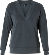 YEST Clara Sweatshirt - Dark Grey Blue - maat 38