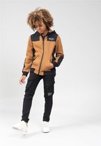 DEELUXE Hoodie met rits KENTSON Tobacco