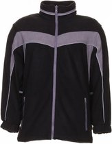Planam Fleecejack Plaline (2560) - Zwart | Grijs - M