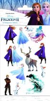 kindertattoos Frozen II junior papier 12 stuks