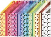 patroonkarton 21 x 29,7 cm 16 stuks multicolor