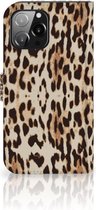 Book Cover iPhone 13 Pro Max Smartphone Hoesje Leopard