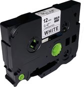 DULA - Brother Compatible Label Tape TZe-231 - 12 mm x 8 m - Zwart op Wit - voor Brother P-Touch - TZe231 - 1 Stuk