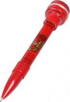 pen met stempel T-rex junior 12,7 cm rood