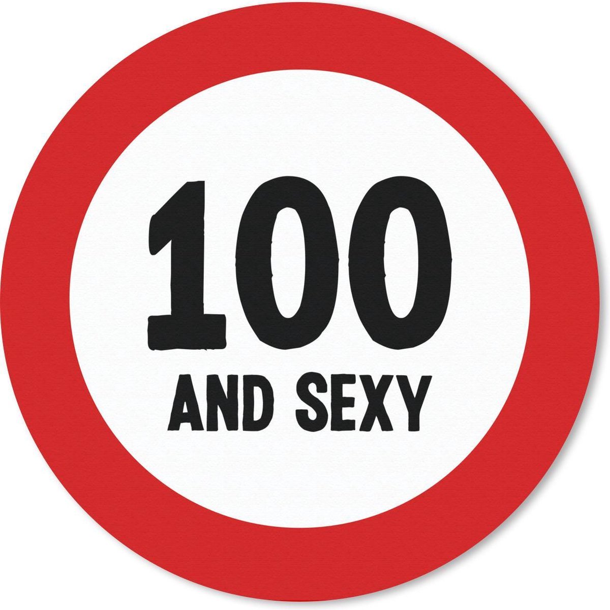 Muismat rond 20x20 cm - Mousepad Jubileum - 100 jaar - Quote - Ronde muismatten