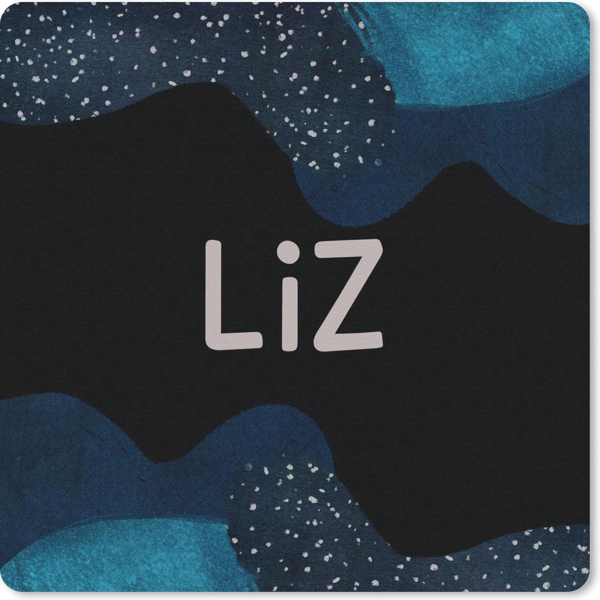 Muismat 20x20 cm - Mousepad Liz - Pastel - Meisje - Muismatten