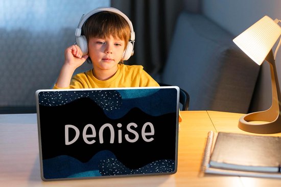 Laptop sticker - 12.3 inch - Denise - Pastel - Meisje - SleevesAndCases