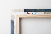 Artaza - Canvas Schilderij Drieluik - Abstracte Kunst - Marmer met Gloed - 120x60 - Foto Op Canvas - Canvas Print