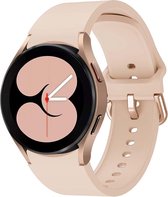 Samsung Galaxy Watch 4 - Silicone Bandje - Kleurrijke Gesp - Roze - 20mm