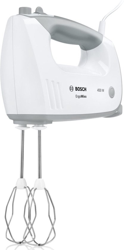 Bosch MFQ36460 ErgoMixx - Handmixer - Incl mengkom - 450W - Wit - Bosch