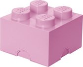 opbergdoos Brick 6 liter roze
