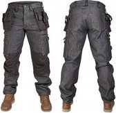 Dunderdon P12 Werkjeans Raw Blauw 28-30