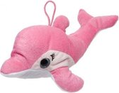 knuffel Dolfijn junior 30 cm pluche roze