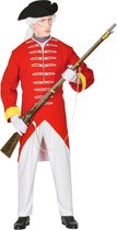 Widmann - Politie & Detective Kostuum - Engelse Rode Soldaat Kostuum Man - Rood - XL - Carnavalskleding - Verkleedkleding