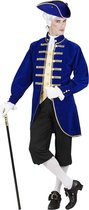 Widmann - Middeleeuwen & Renaissance Kostuum - Venetiaanse Edelman Grimaldi Kostuum - blauw - Medium - Carnavalskleding - Verkleedkleding