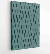 Canvas schilderij - Hand painted illustrations wall arts vector. Surface pattern design. 2 -    – 1857070783 - 115*75 Vertical