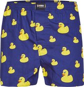 Happy Shorts Wijde Boxershort Badeendjes - Maat  XXL | Losse boxershort