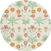 Walljar - William Morris - Daisy - Muurdecoratie - Forex wandcirkel