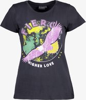 TwoDay dames T-shirt met print - Grijs - Maat M