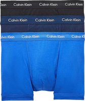 Calvin Klein Heren Boxershorts 3-pack Zwart Blauw maat XS
