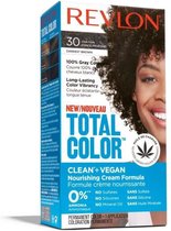 REVLON Permanente kleur - Clean & vegan - TOTAL COLOR 30 - Darkest Brown