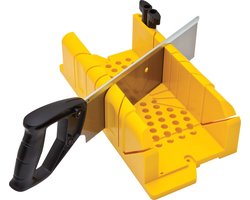 STANLEY Verstekbak Kunststof met Kapzaag L300mm/B130mm/H80mm - 1-20-600