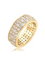 Elli Women's Lady Ring 925 Silver 96 Zirconia 56 Goud 32020169