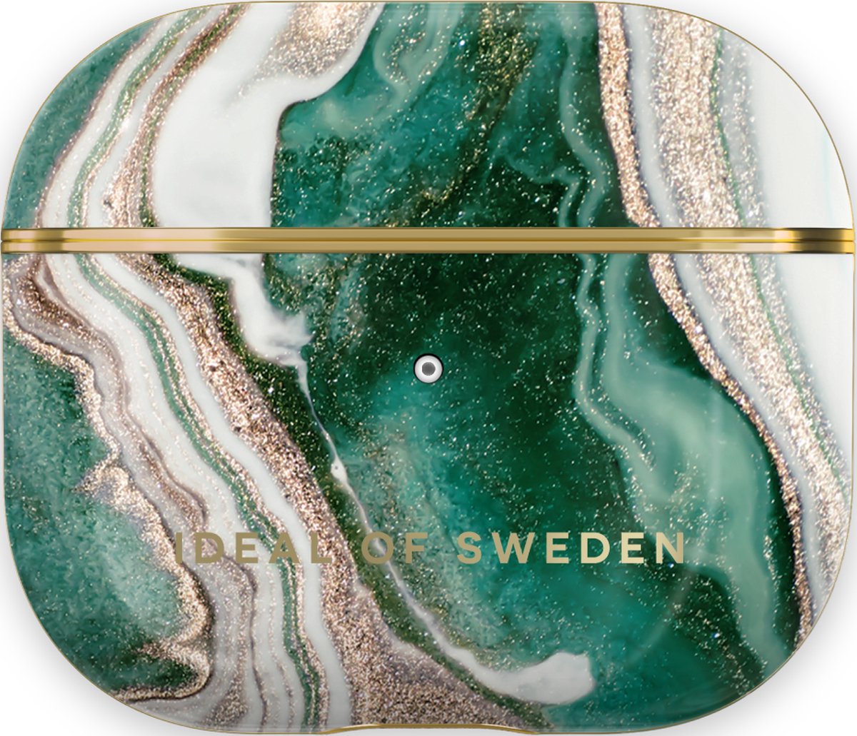 iDeal of Sweden AirPods Case Print Gen 3 Golden Jade Marble