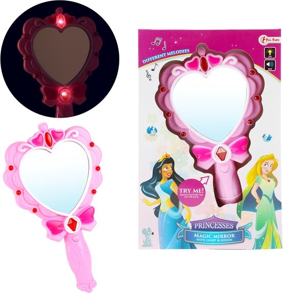 Toi-toys Magische Spiegel Prinses of Prinses friends Met Licht En Geluid Roze — afbeelding 3