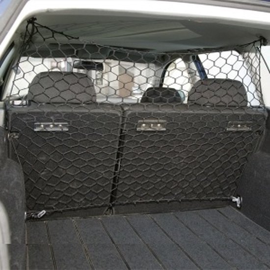 Flamingo Auto Veiligheidsnet Webster - Zwart - min 110 x 80 cm - max 120 x 90 cm