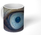 Mok - Oog - Leeuw - Blauw - 350 ML - Beker