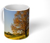Mok - Kastanjeboom met een wijngaard landschap - 350 ML - Beker
