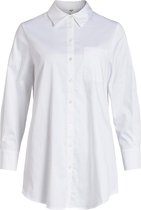 Object Blouse Objroxa L/s Long Shirt Noos 23037478 White Dames Maat - W36